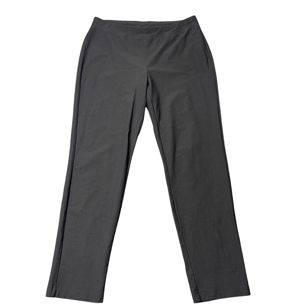 Eileen Fisher Women's Brown Viscose Blend Knit Straight Leg Pants Medium M